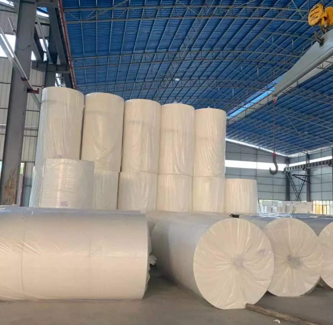 Bagasse Pulp Base Paper (Parent Reel/ Roll) for Toilet Tissue